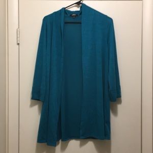 Blue cardigan